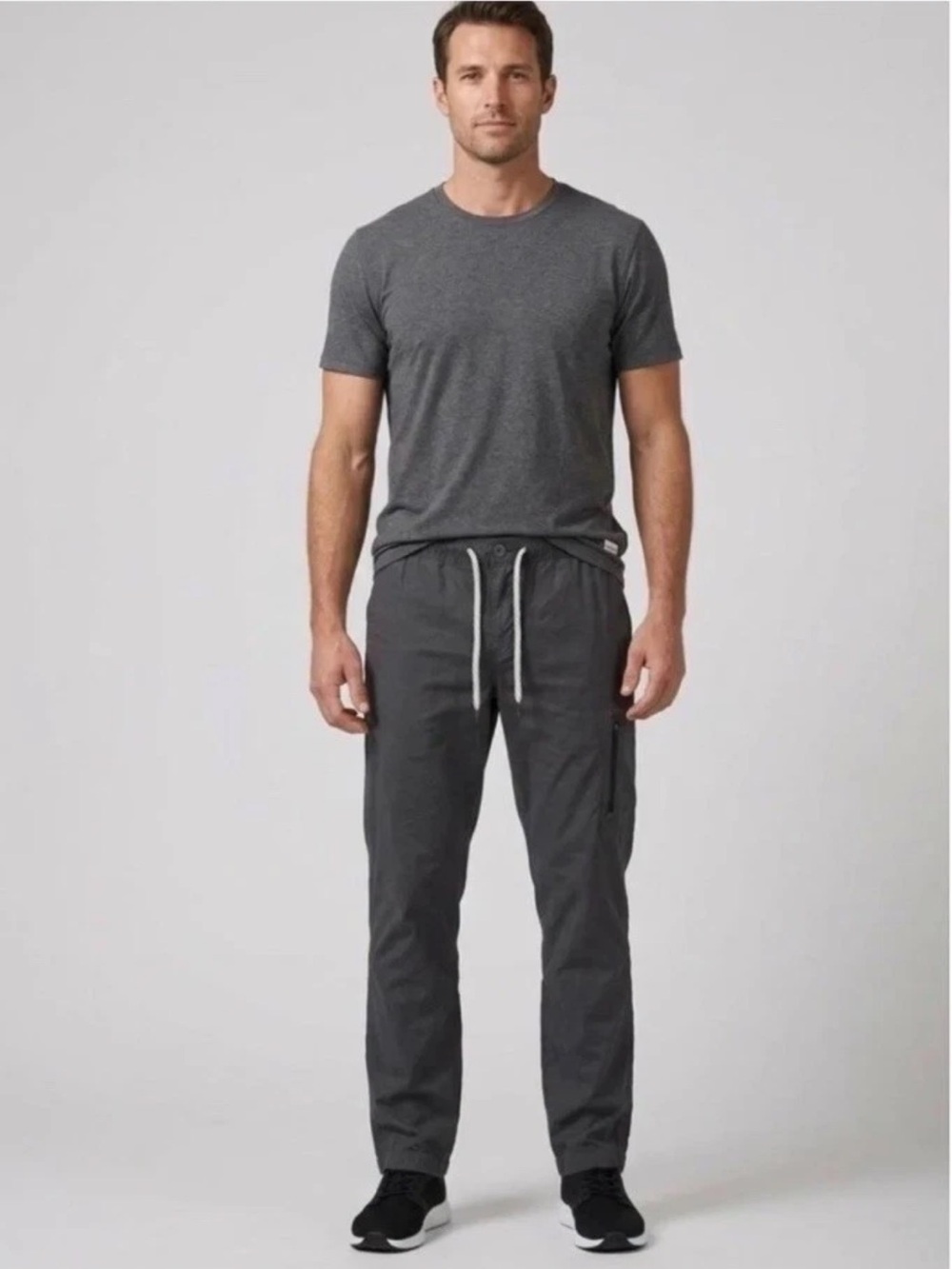 Vuori Ripstop Climber Pants Men's L Charcoal Gray Drawstring Casual Outdoor